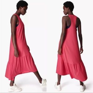 Sweaty Betty Explorer Ace Midi Dress Pink